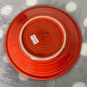 New Fiesta Ware Salad Plate. Manufacturer Color:Poppy